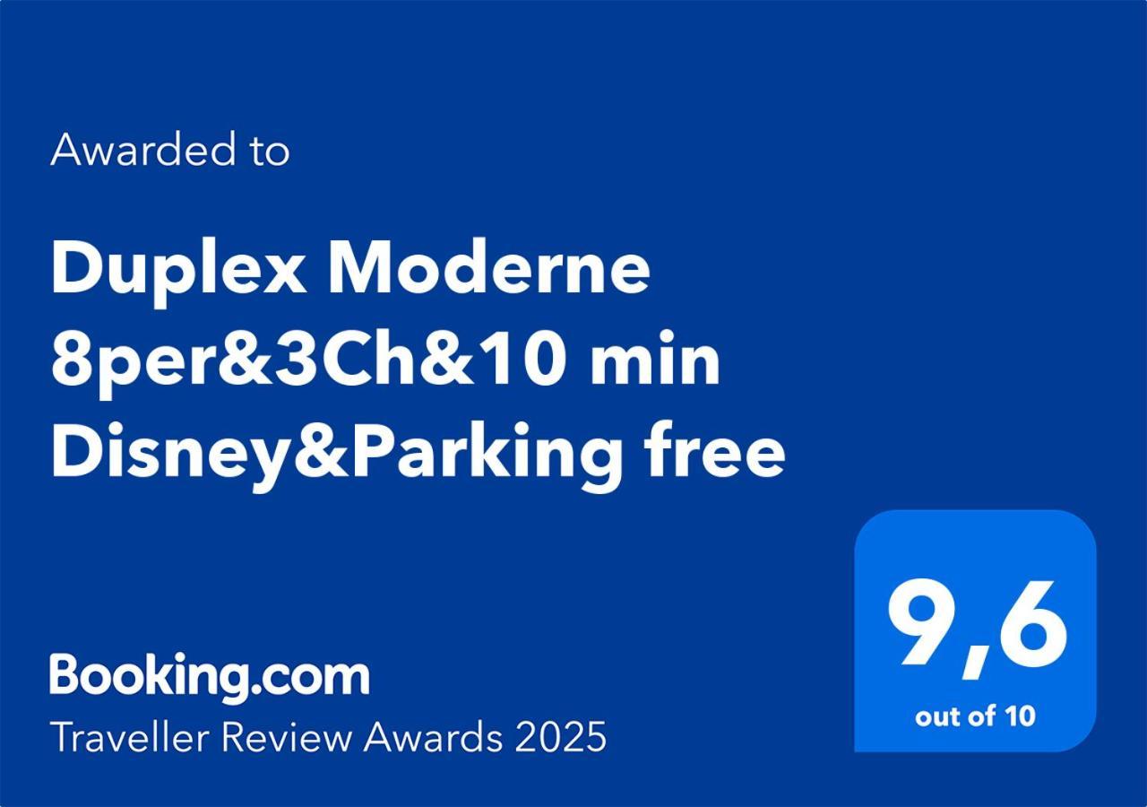 Duplex Moderne 8Per&3Ch&10 Min Disney&Parking Free ماني لو أونغر المظهر الخارجي الصورة